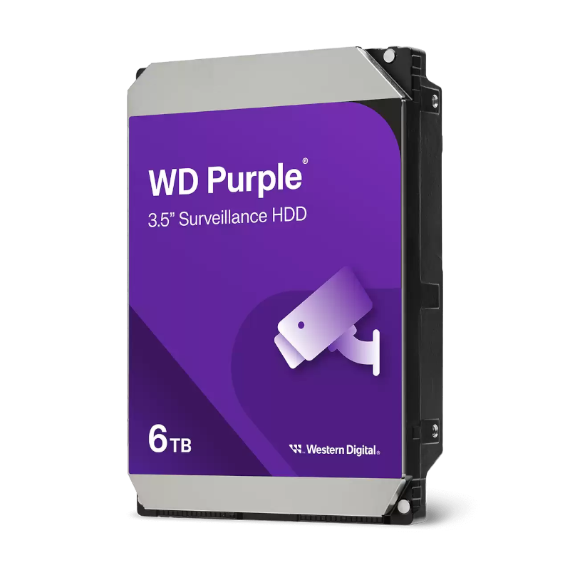 Накопичувач HDD WD 6TB Purple (WD64PURZ)
